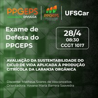 Exame de Defesa de Discente do PPGEPS